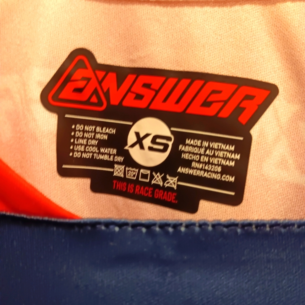 NWOT Answer Racing Jersey Size XS - Picture 2 of 3